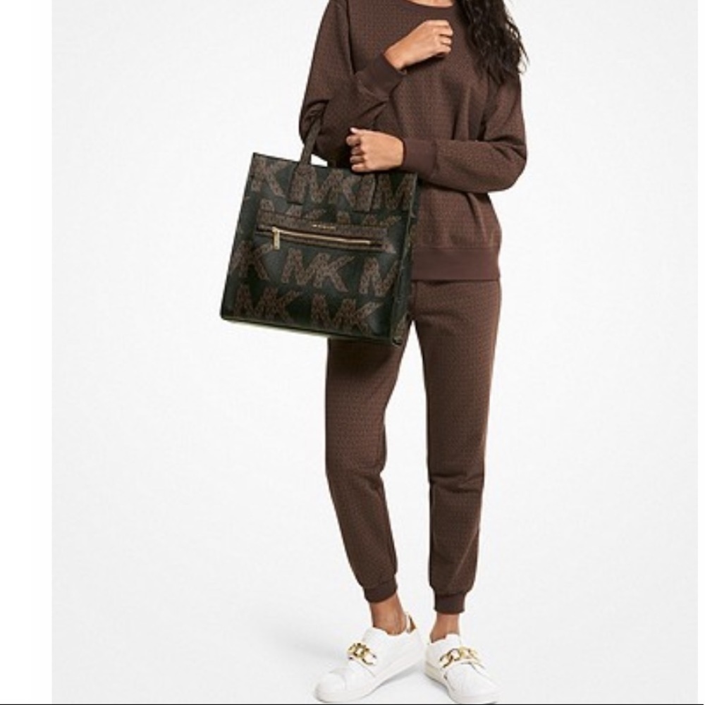 Michael Kors Kenly Large Graphic Logo Tote Bag - Picture 2 of 11